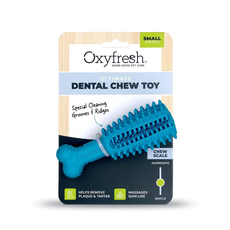 100% Natural Rubber Dog Dental Toy – Fun, Easy Way to Clean Dog Teeth